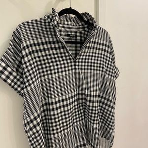 Madewell gingham blouse